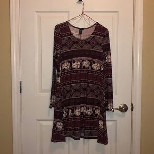 Elephant tribal pattern dress